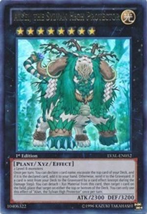 Alsei, the Sylvan High Protector [LVAL-EN052] Ultra Rare - Trinity Hobby