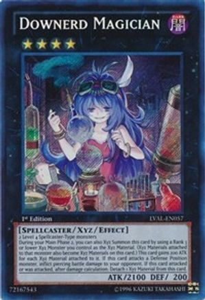 Downerd Magician [LVAL-EN057] Secret Rare - Trinity Hobby