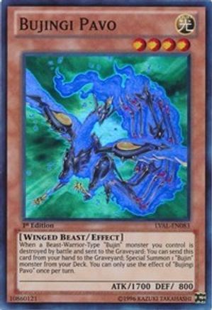Bujingi Pavo [LVAL-EN083] Super Rare - Trinity Hobby
