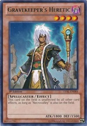 Gravekeeper's Heretic [LVAL-EN084] Rare - Trinity Hobby