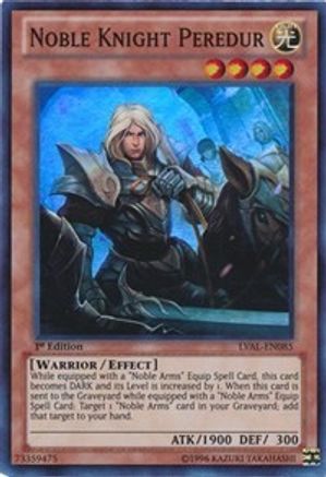 Noble Knight Peredur [LVAL-EN085] Super Rare - Trinity Hobby
