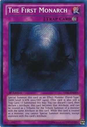 The First Monarch [LVAL-EN089] Secret Rare - Trinity Hobby