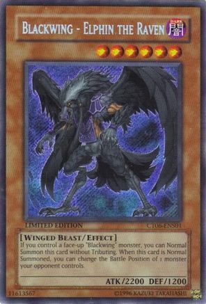 Blackwing - Elphin the Raven [CT06-ENS01] Secret Rare - Trinity Hobby