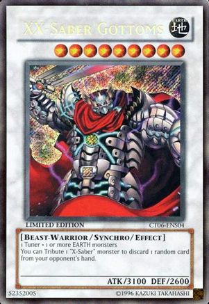 XX-Saber Gottoms [CT06-ENS04] Secret Rare - Trinity Hobby