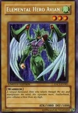 Elemental Hero Avian [EHC1-EN001] Secret Rare - Trinity Hobby