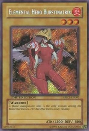 Elemental Hero Burstinatrix [EHC1-EN002] Secret Rare - Trinity Hobby