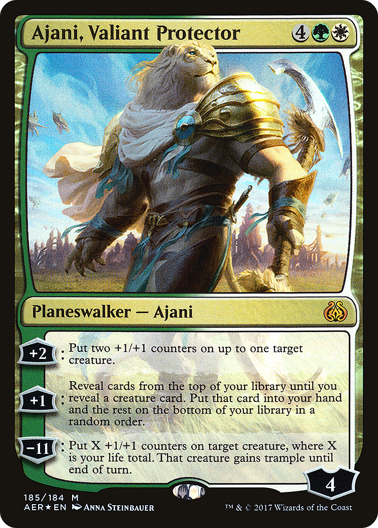 Ajani, Valiant Protector [Aether Revolt] - Trinity Hobby