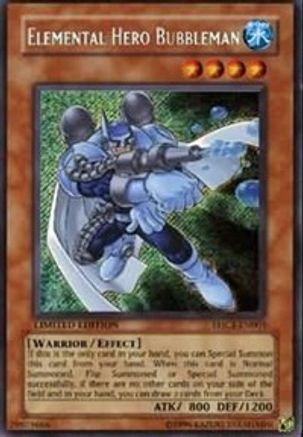 Elemental Hero Bubbleman [EHC1-EN003] Secret Rare - Trinity Hobby