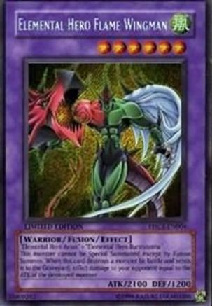 Elemental Hero Flame Wingman [EHC1-EN004] Secret Rare - Trinity Hobby