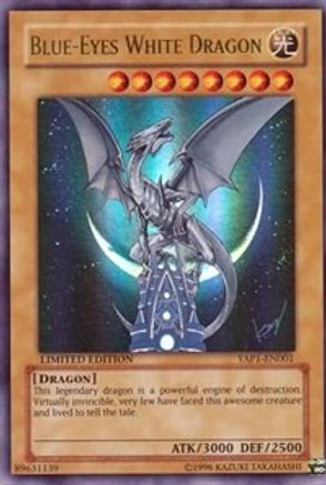 Blue-Eyes White Dragon [YAP1-EN001] Ultra Rare - Trinity Hobby