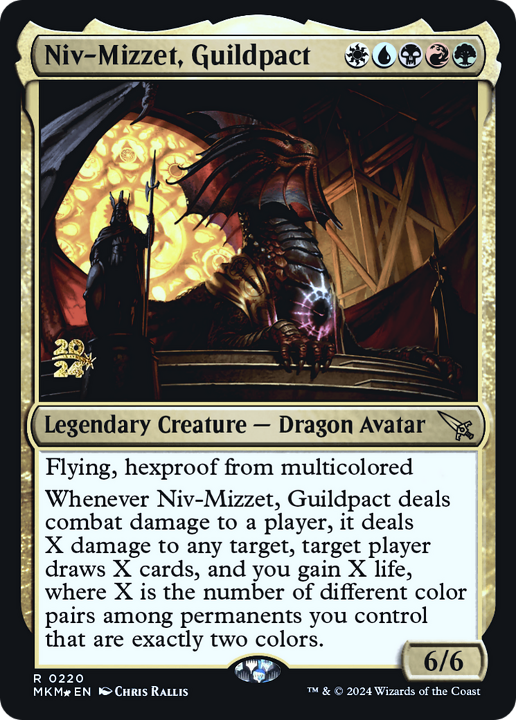 Niv-Mizzet, Guildpact [Murders at Karlov Manor Prerelease Promos] - Trinity Hobby
