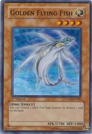 Golden Flying Fish [PTDN-EN086] Super Rare - Trinity Hobby