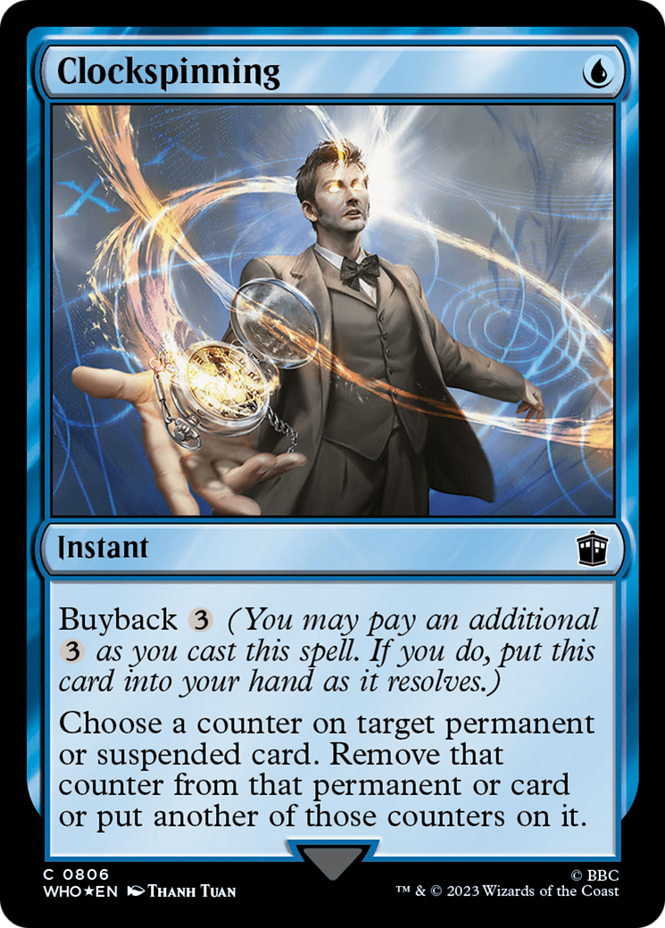 Clockspinning (Surge Foil) [Doctor Who] - Trinity Hobby