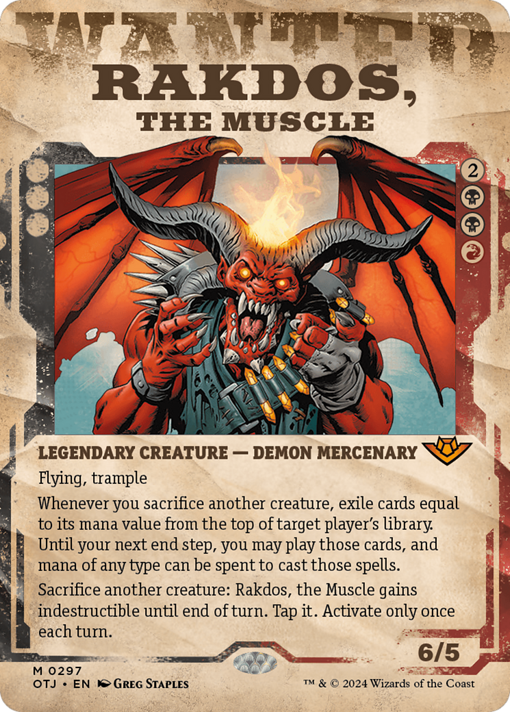 Rakdos, the Muscle (Showcase) [Outlaws of Thunder Junction] - Trinity Hobby