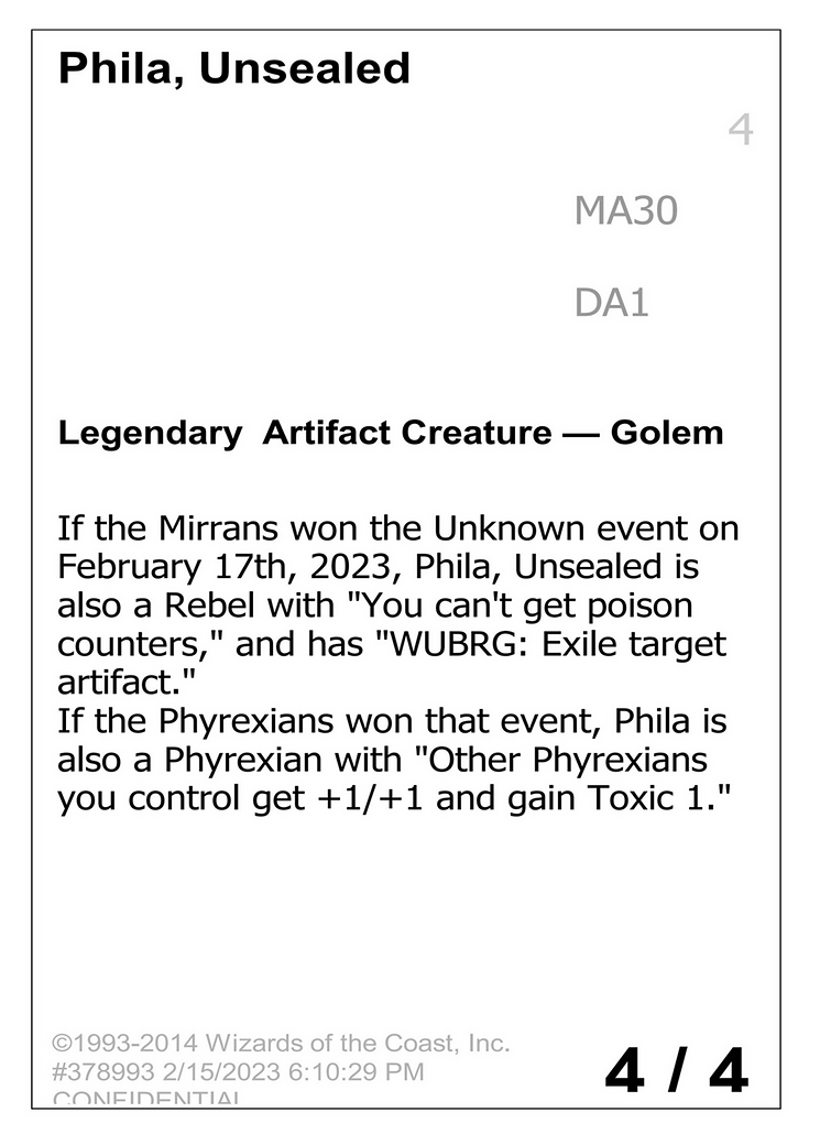 Phila, Unsealed [Unknown Event]