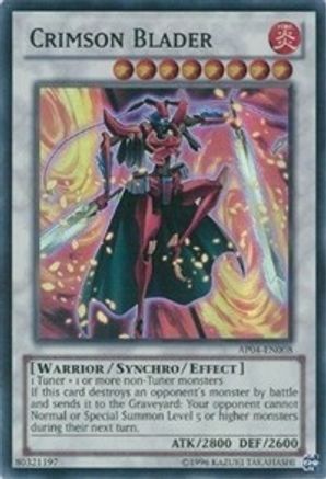 Crimson Blader [AP04-EN008] Super Rare - Trinity Hobby