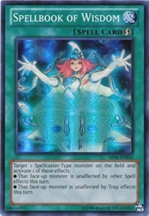 Spellbook of Wisdom [AP04-EN010] Super Rare - Trinity Hobby