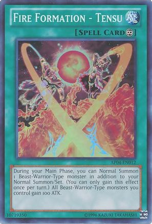 Fire Formation - Tensu [AP04-EN012] Super Rare - Trinity Hobby