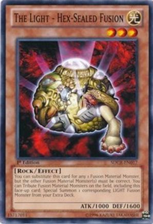 The Light - Hex-Sealed Fusion [SDCR-EN017] Common - Trinity Hobby