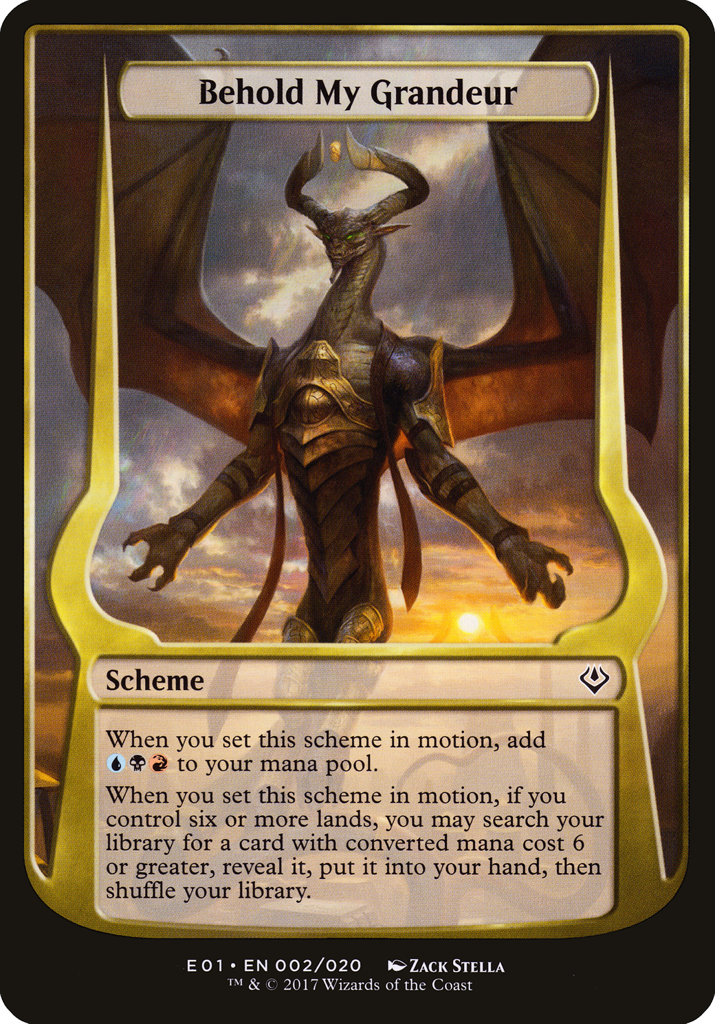 Behold My Grandeur (Schemes) [Archenemy: Nicol Bolas Schemes] - Trinity Hobby