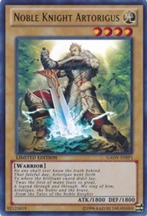 Noble Knight Artorigus (GAOV-ENSP1) [GAOV-ENSP1] Ultra Rare - Trinity Hobby