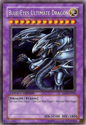 Blue-Eyes Ultimate Dragon [JMP-EN005] Secret Rare - Trinity Hobby