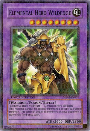 Elemental Hero Wildedge [MF02-EN002] Rare - Trinity Hobby