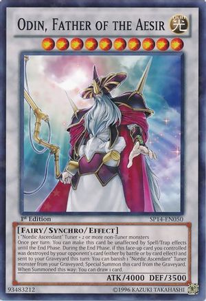 Odin, Father of the Aesir [SP14-EN050] Starfoil Rare - Trinity Hobby