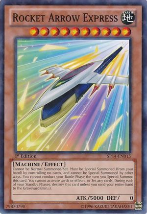 Rocket Arrow Express [SP14-EN015] Starfoil Rare - Trinity Hobby