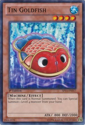 Tin Goldfish [SP14-EN017] Starfoil Rare - Trinity Hobby