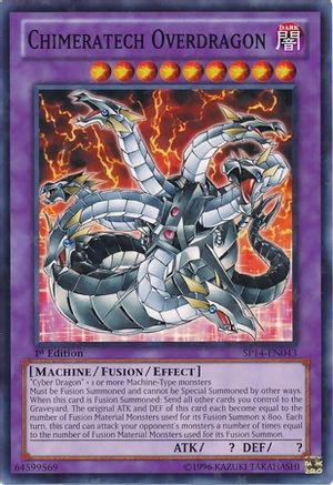 Chimeratech Overdragon [SP14-EN043] Starfoil Rare - Trinity Hobby