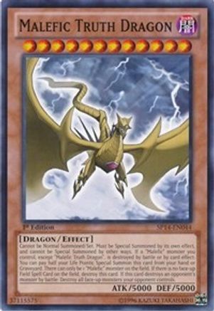 Malefic Truth Dragon [SP14-EN044] Common - Trinity Hobby