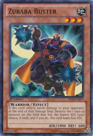 Zubaba Buster [SP14-EN019] Starfoil Rare - Trinity Hobby
