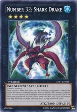 Number 32: Shark Drake [SP14-EN023] Common - Trinity Hobby