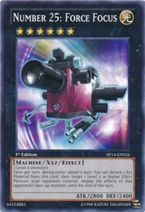 Number 25: Force Focus [SP14-EN026] Common - Trinity Hobby
