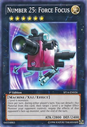 Number 25: Force Focus [SP14-EN026] Starfoil Rare - Trinity Hobby