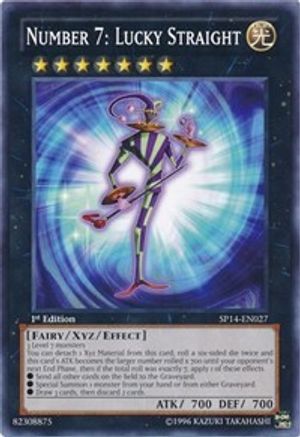 Number 7: Lucky Straight [SP14-EN027] Common - Trinity Hobby