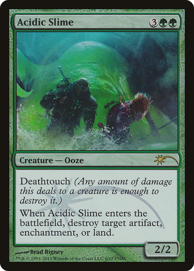 Acidic Slime [Friday Night Magic 2012] - Trinity Hobby