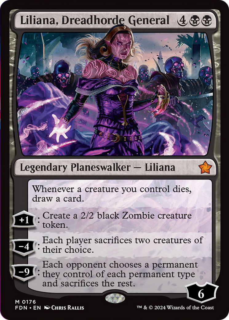Liliana, Dreadhorde General [Foundations] - Trinity Hobby