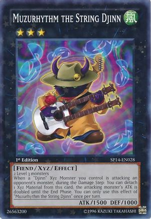 Muzurhythm the String Djinn [SP14-EN028] Starfoil Rare - Trinity Hobby