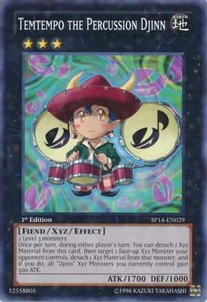 Temtempo the Percussion Djinn [SP14-EN029] Starfoil Rare - Trinity Hobby