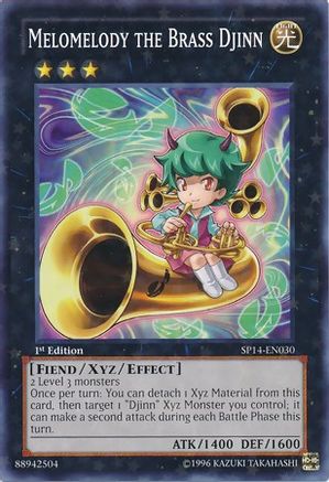 Melomelody the Brass Djinn [SP14-EN030] Starfoil Rare - Trinity Hobby