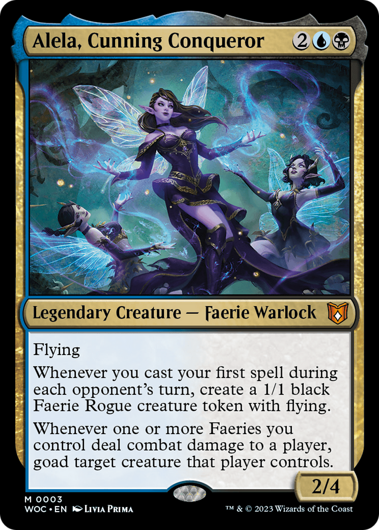 Alela, Cunning Conqueror [Wilds of Eldraine Commander] - Trinity Hobby
