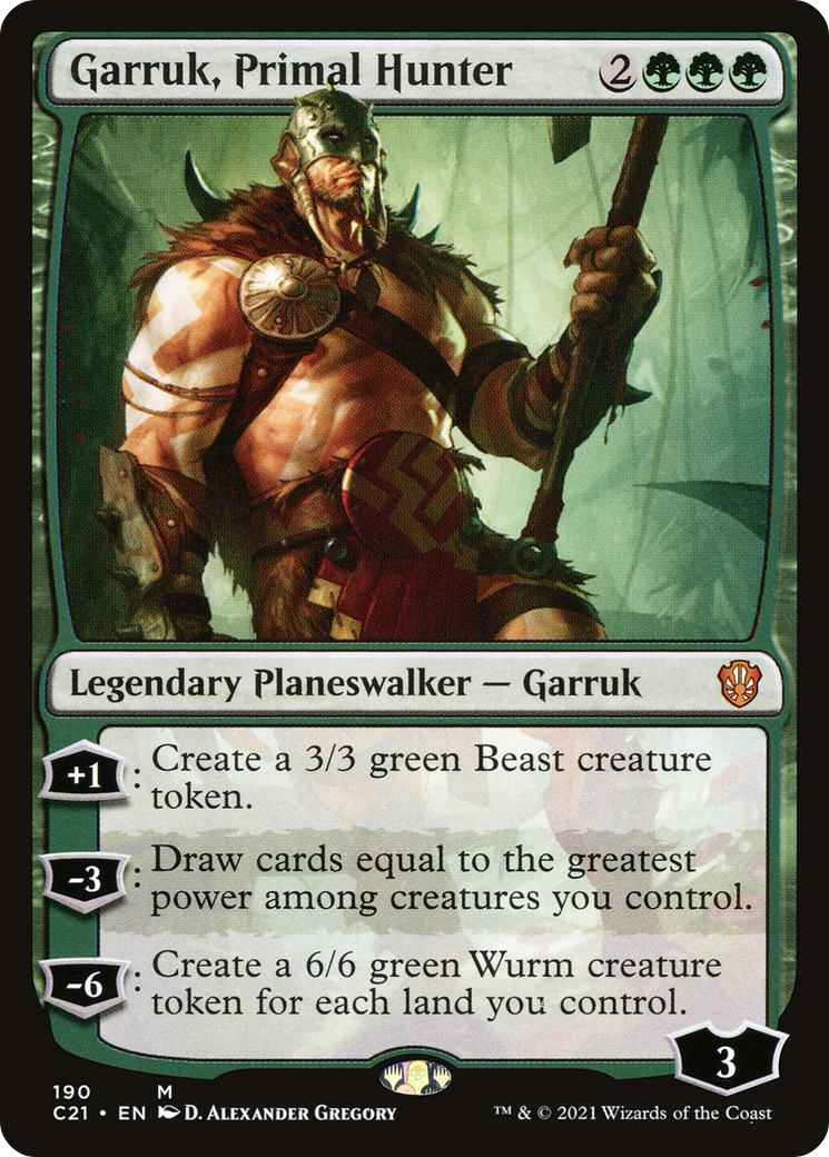 Garruk, chasseur primordial [Commandant 2021] 