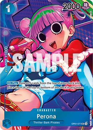 Perona (Box Topper) (OP01-077) - [Romance Dawn] Foil - Trinity Hobby