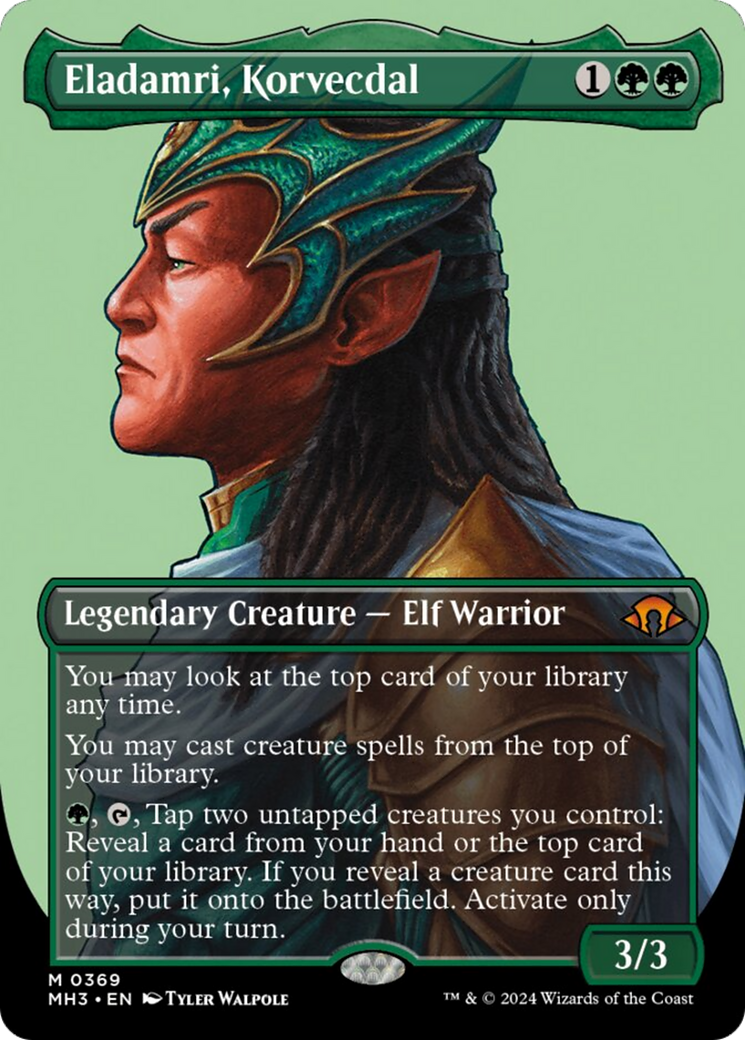 Eladamri, Korvecdal (Borderless) [Modern Horizons 3] - Trinity Hobby