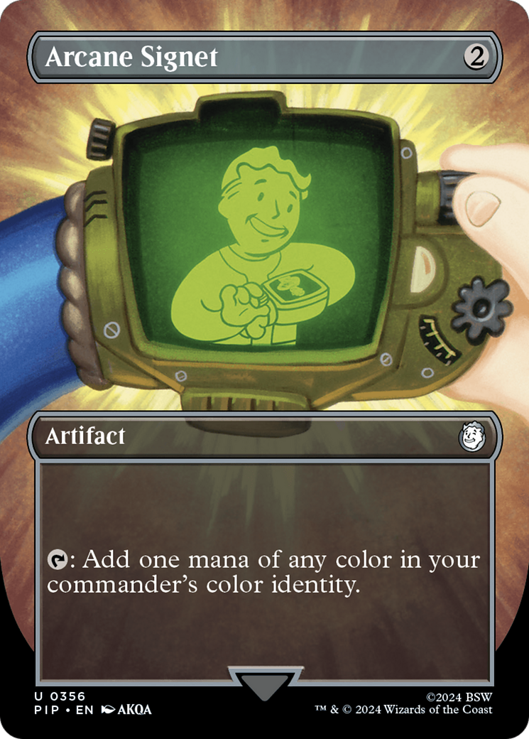 Arcane Signet (Borderless) [Fallout] - Trinity Hobby