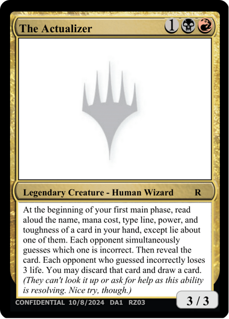 The Actualizer [Mystery Booster 2 Playtest Cards]