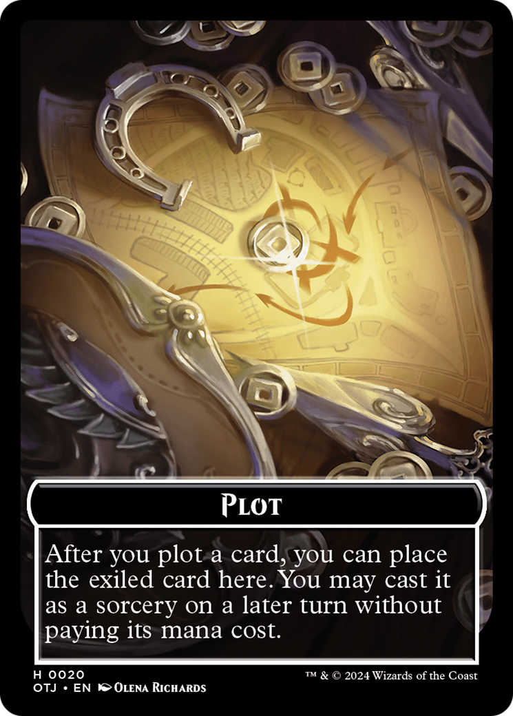 Beau // Plot Double-Sided Token [Outlaws of Thunder Junction Tokens] - Trinity Hobby