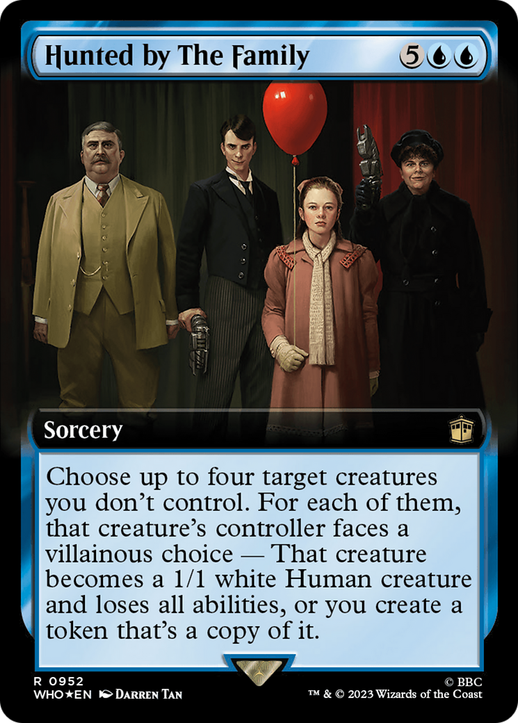 Hunted by The Family (Extended Art) (Surge Foil) [Doctor Who] - Trinity Hobby